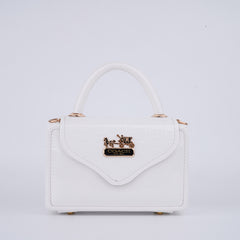 Regal Elegance White Bag