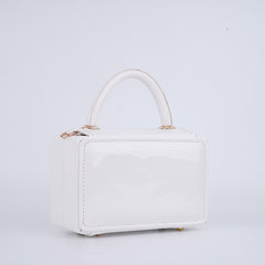 Regal Elegance White Bag