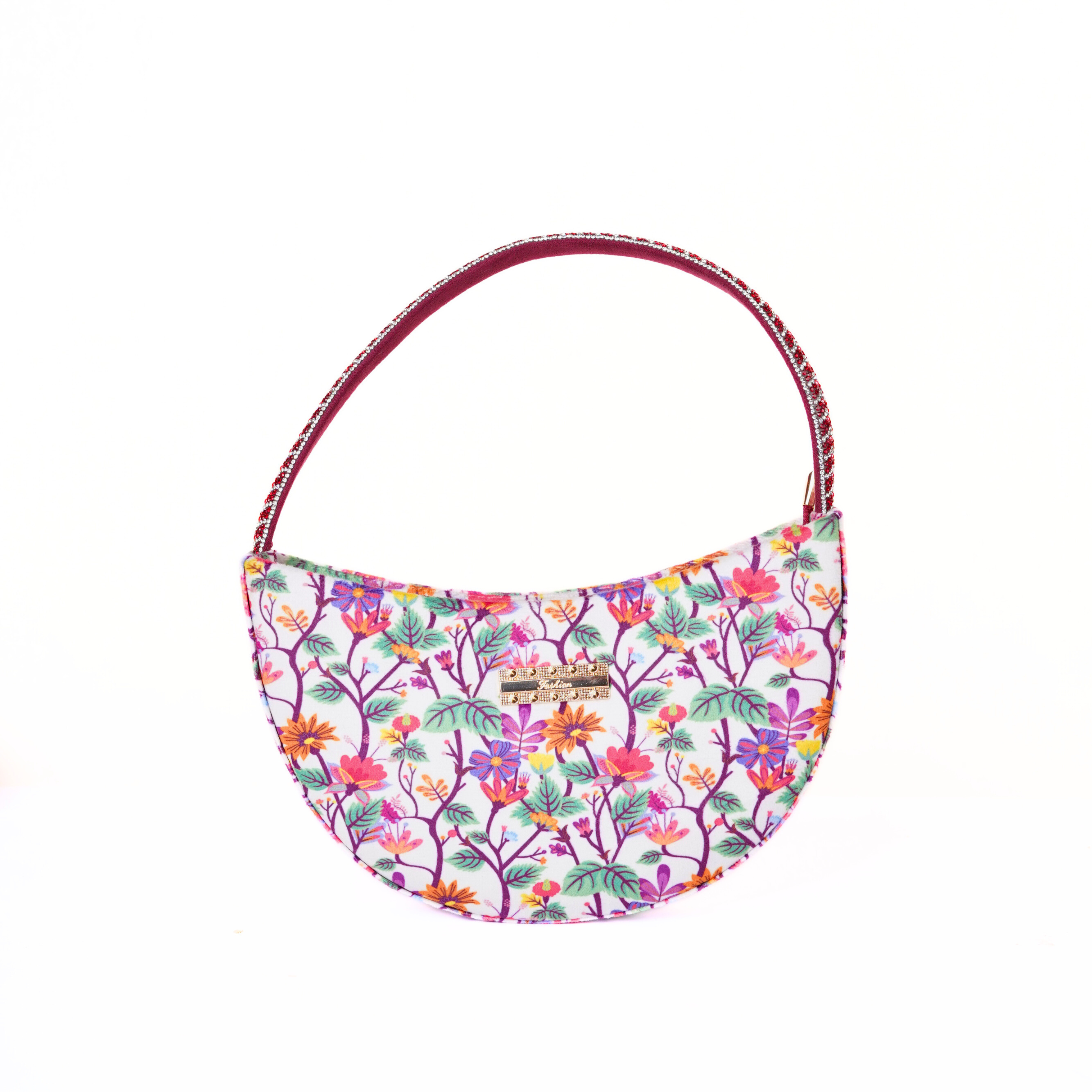 Moon Spring Handle Bag